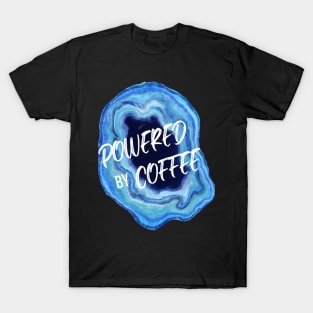 Powered by Coffee: Blue T-Shirt